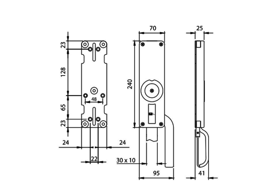 Disegno tecnico CGS-500.8 P Comunello Disegno tecnico CGS-500.8 P Comunello