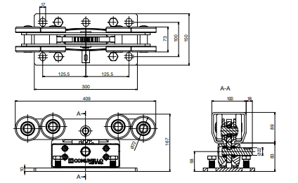Disegno tecnico CGS-500.8 P Comunello Disegno tecnico CGS-500.8 P Comunello