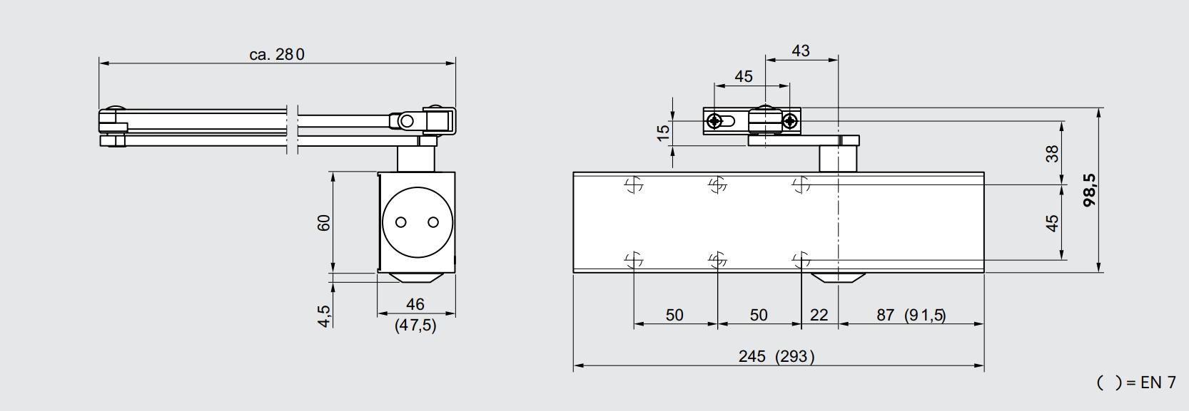 TS 83 BCA Dormakaba TS 83 BCA Dormakaba