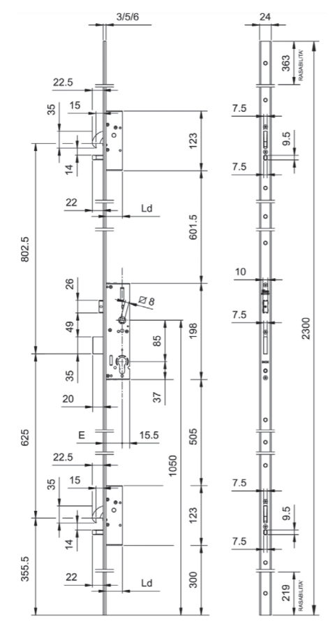 Iseo Performa lock