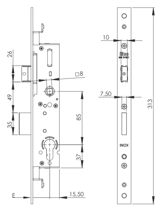 Iseo Performa lock