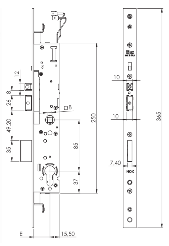 Iseo Performa lock