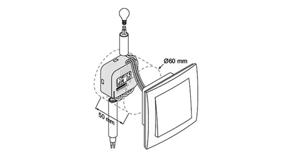 MICRO RICEVITORE RADIO RTS SOMFY PER ILLUMINAZIONI MICRO RICEVITORE RADIO RTS SOMFY PER ILLUMINAZIONI