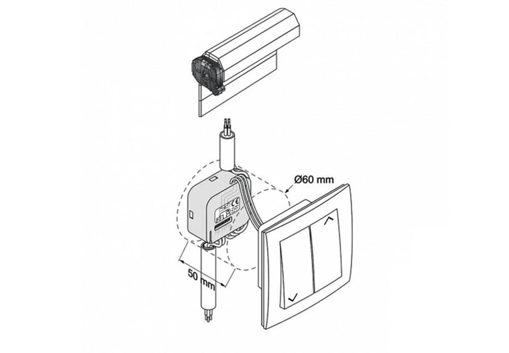 MICRO RICEVITORE RADIO RTS SOMFY PER TAPPARELLE MICRO RICEVITORE RADIO RTS SOMFY PER TAPPARELLE