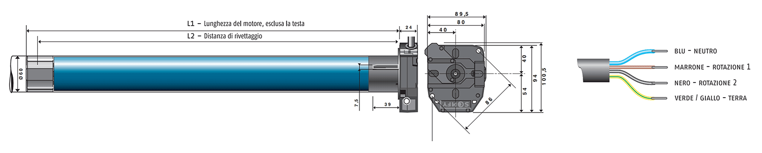 LT60 CSI WT Somfy