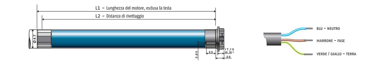 Motore per tapparelle Somfy Motore per tapparelle Somfy